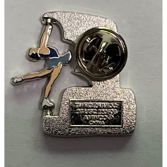 Vancouver Olympics 2010 Spinner Figure Skating Ice Dancing Pin Articulate - Picture 2 of 3